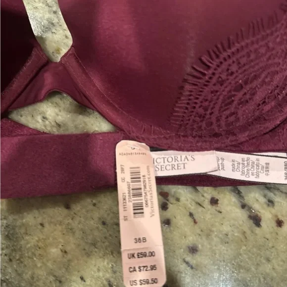 VS Women's Bras - Black, Beige, and Burgundy 36B - Picture 4 of 4